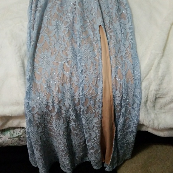 Long sparkly lace dress - Picture 2 of 5